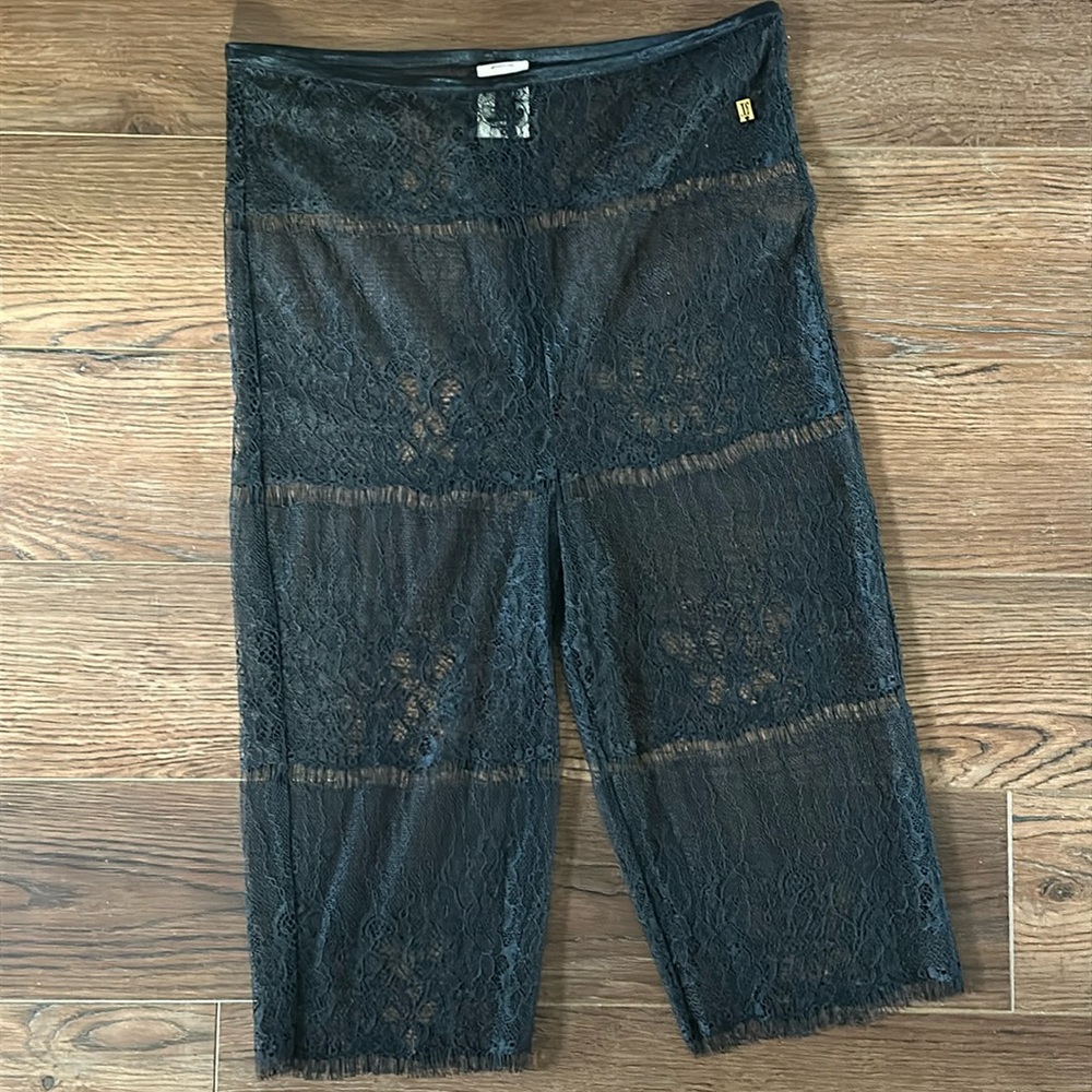 Tt Black Long Lace Biker Short 3 - Picture 4 of 11